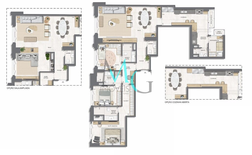 Apartamento, 4 quartos, 171 m² - Foto 46