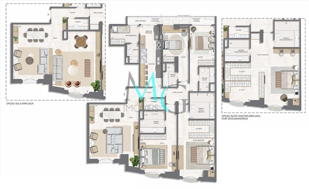 Apartamento, 4 quartos, 171 m² - Foto 70