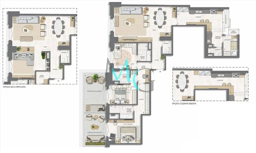 Apartamento, 4 quartos, 171 m² - Foto 59