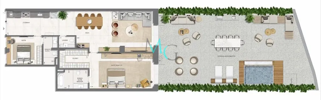 Apartamento, 4 quartos, 171 m² - Foto 84