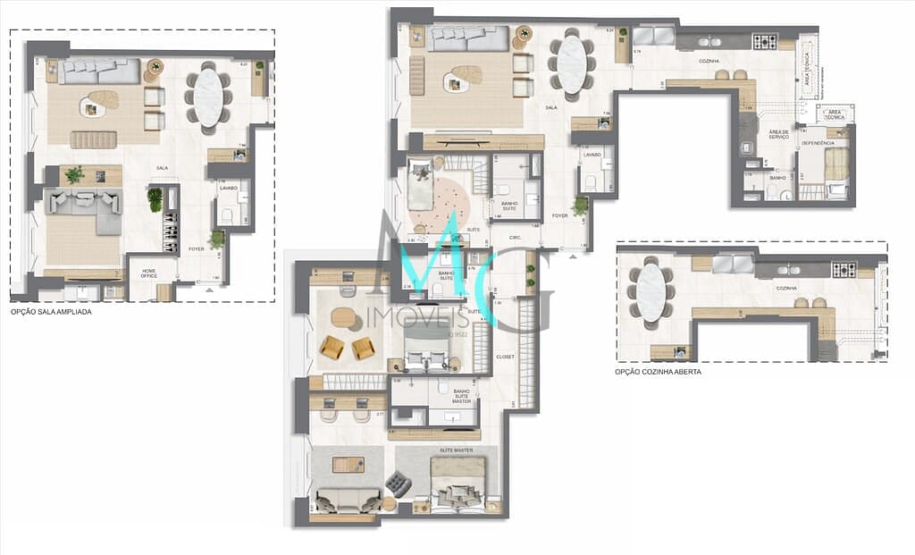 Apartamento, 4 quartos, 192 m² - Foto 60
