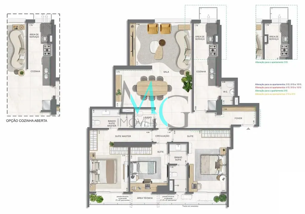 Apartamento, 4 quartos, 192 m² - Foto 44