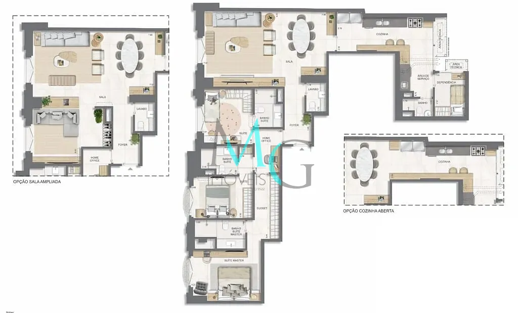 Apartamento, 4 quartos, 192 m² - Foto 47