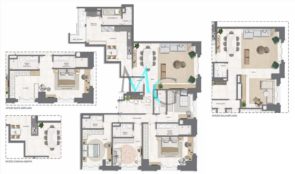 Apartamento, 3 quartos, 131 m² - Foto 72