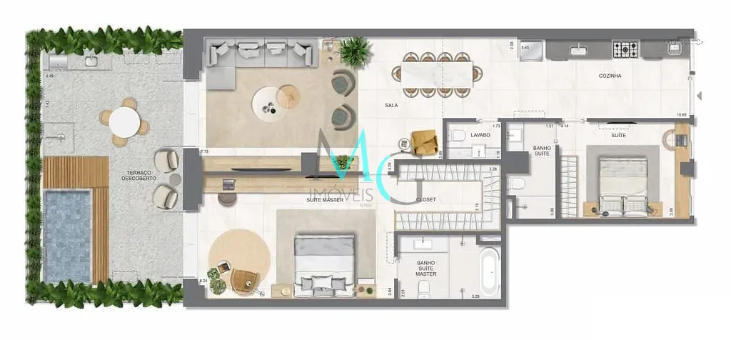 Apartamento, 3 quartos, 131 m² - Foto 55