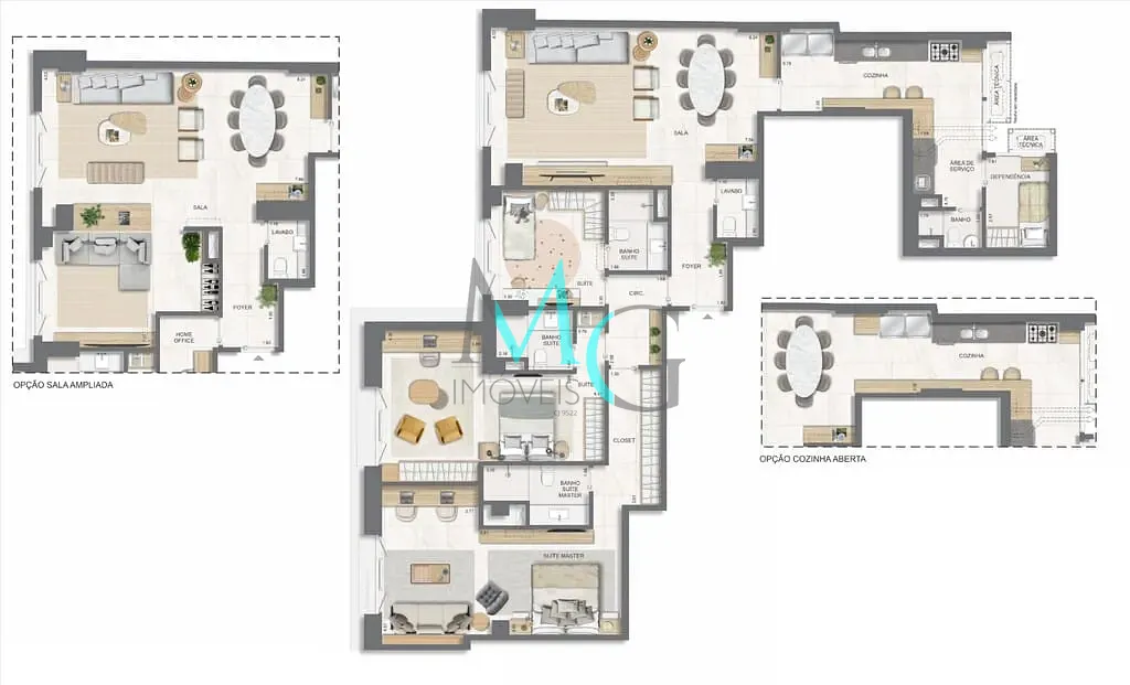Apartamento, 3 quartos, 131 m² - Foto 60