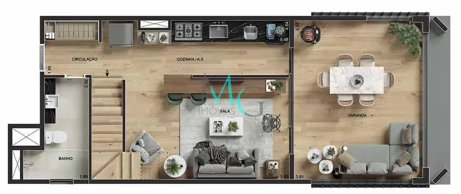 Apartamento, 1 quarto, 174 m² - Foto 27