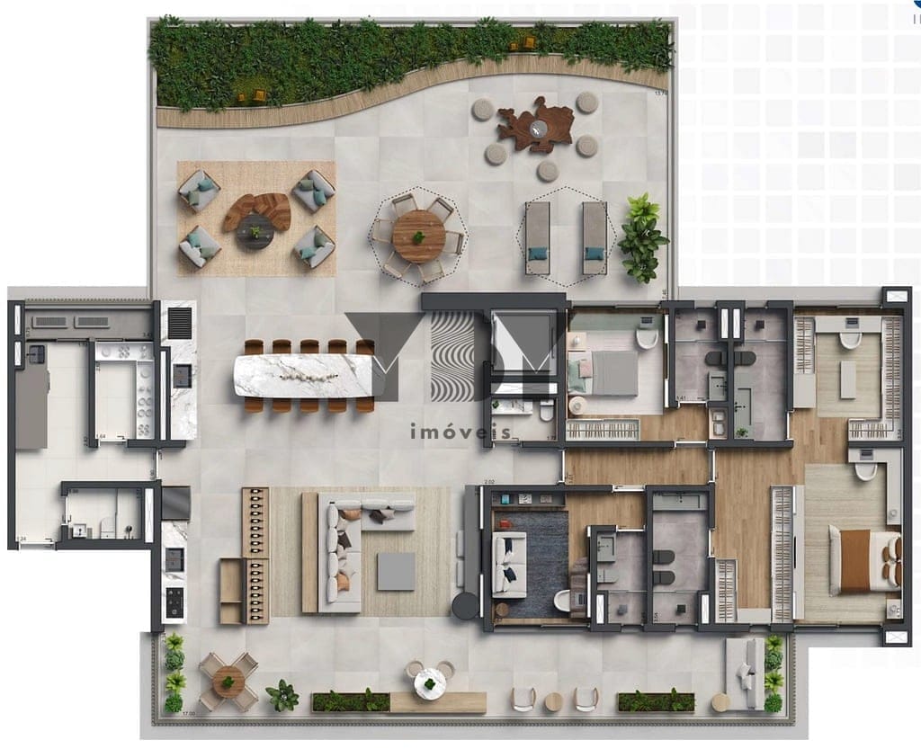 Cobertura, 3 quartos, 360 m² - Foto 32