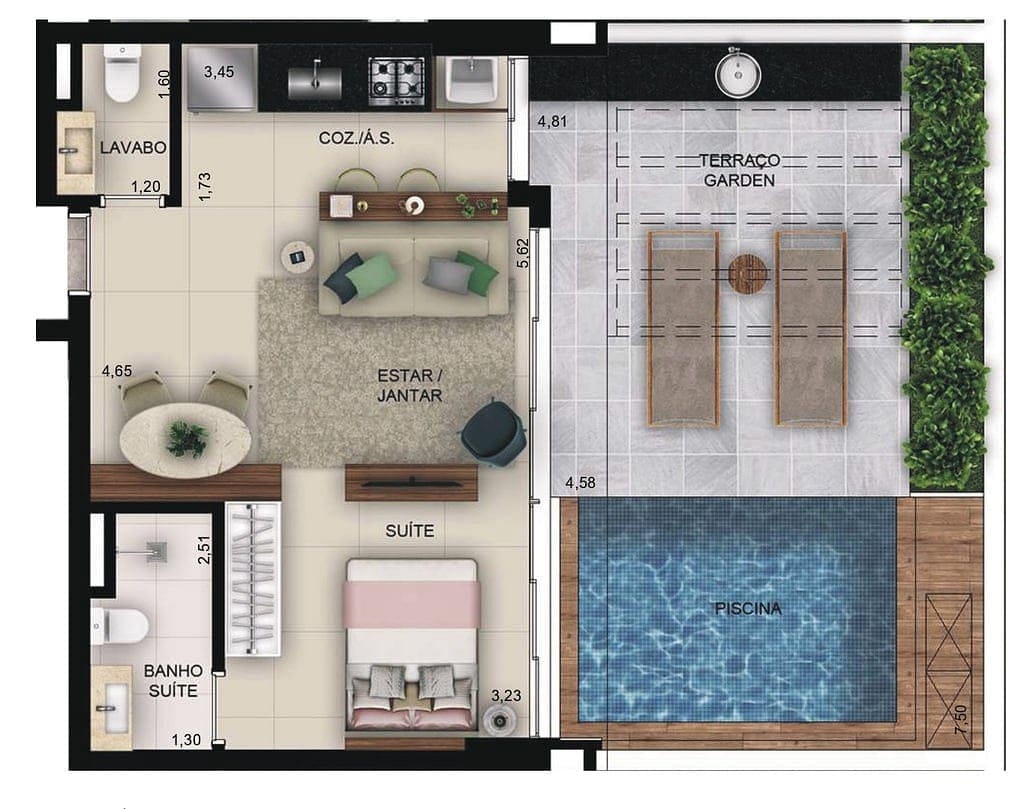 Apartamento, 1 quarto, 69 m² - Foto 23