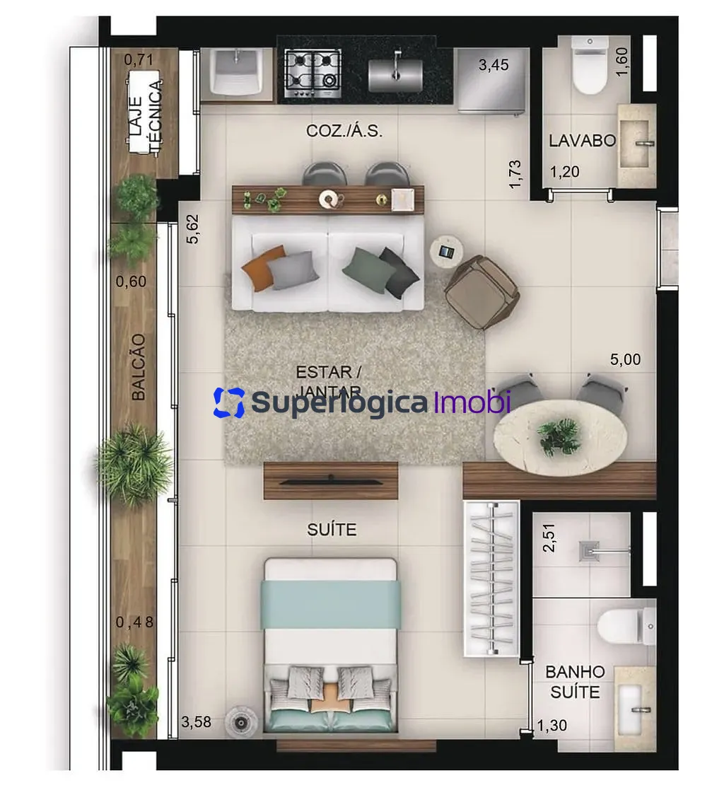 Apartamento, 1 quarto, 69 m² - Foto 16