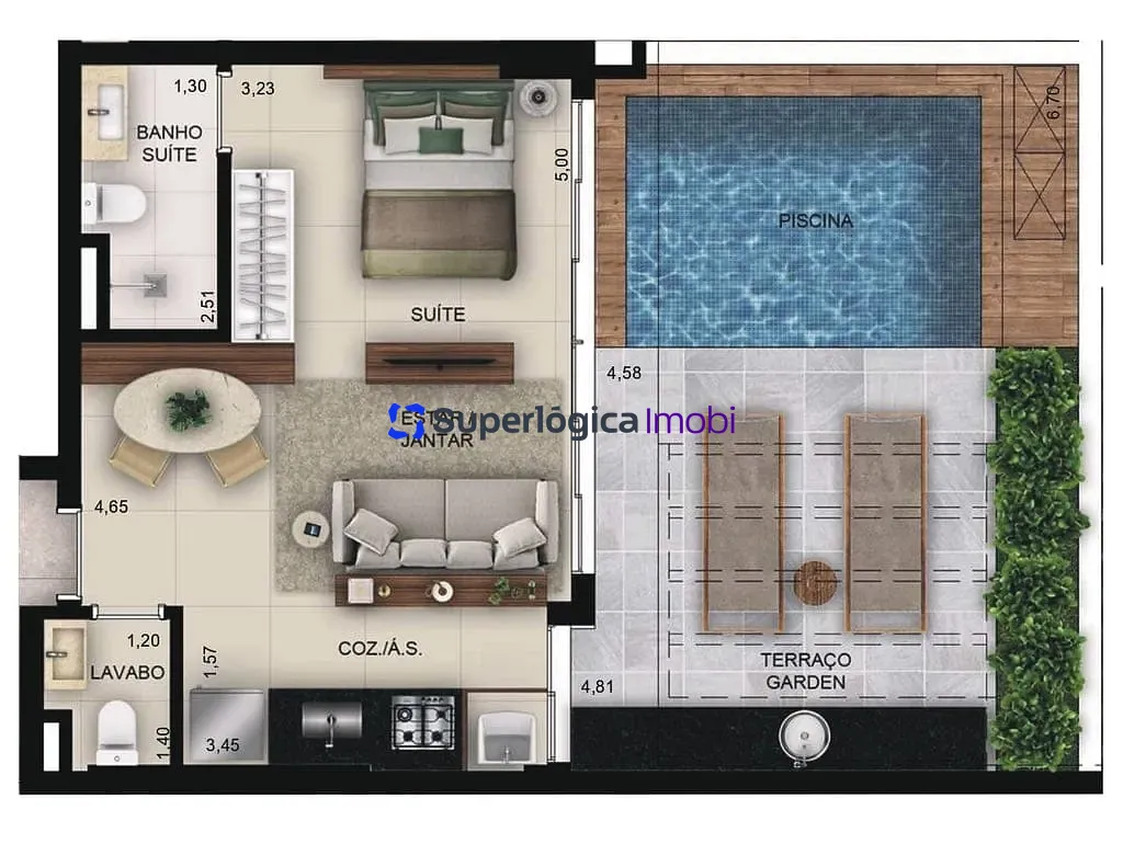 Apartamento, 1 quarto, 69 m² - Foto 22