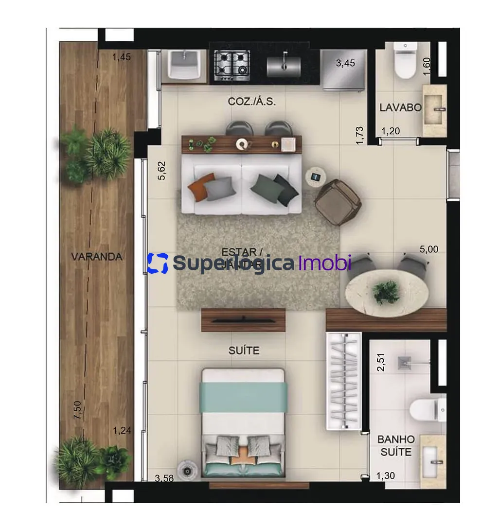 Apartamento, 1 quarto, 40 m² - Foto 20