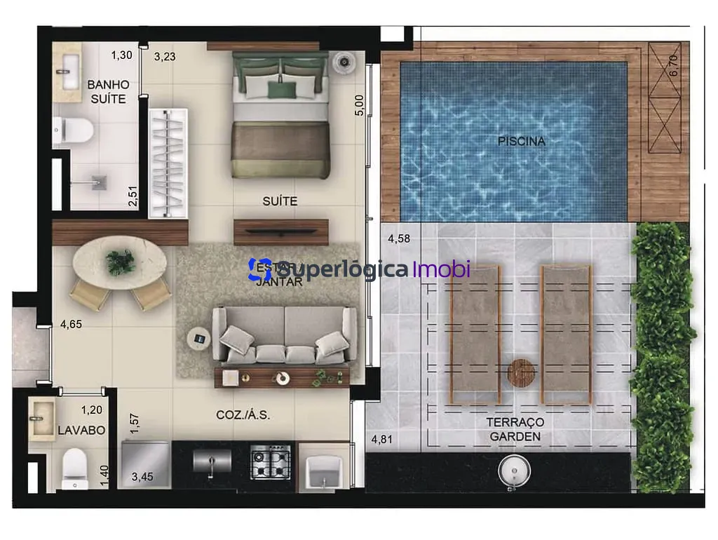 Apartamento, 1 quarto, 40 m² - Foto 22