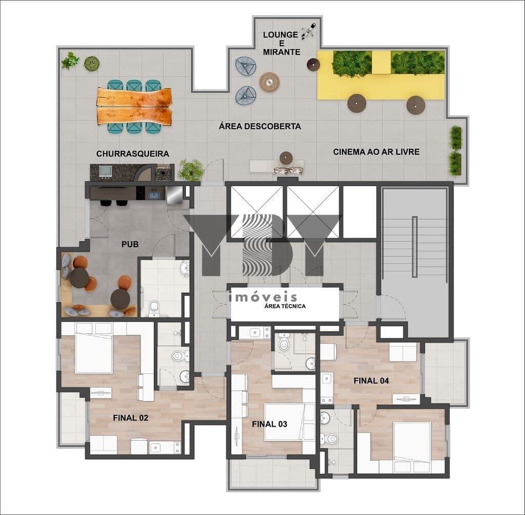 Cobertura à venda com 1 quarto, 47m² - Foto 18