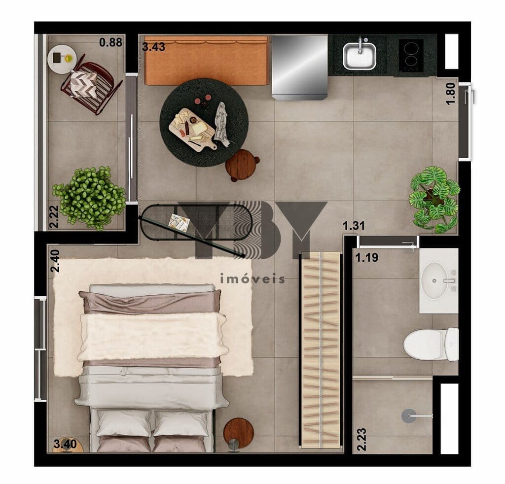 Cobertura à venda com 1 quarto, 47m² - Foto 29