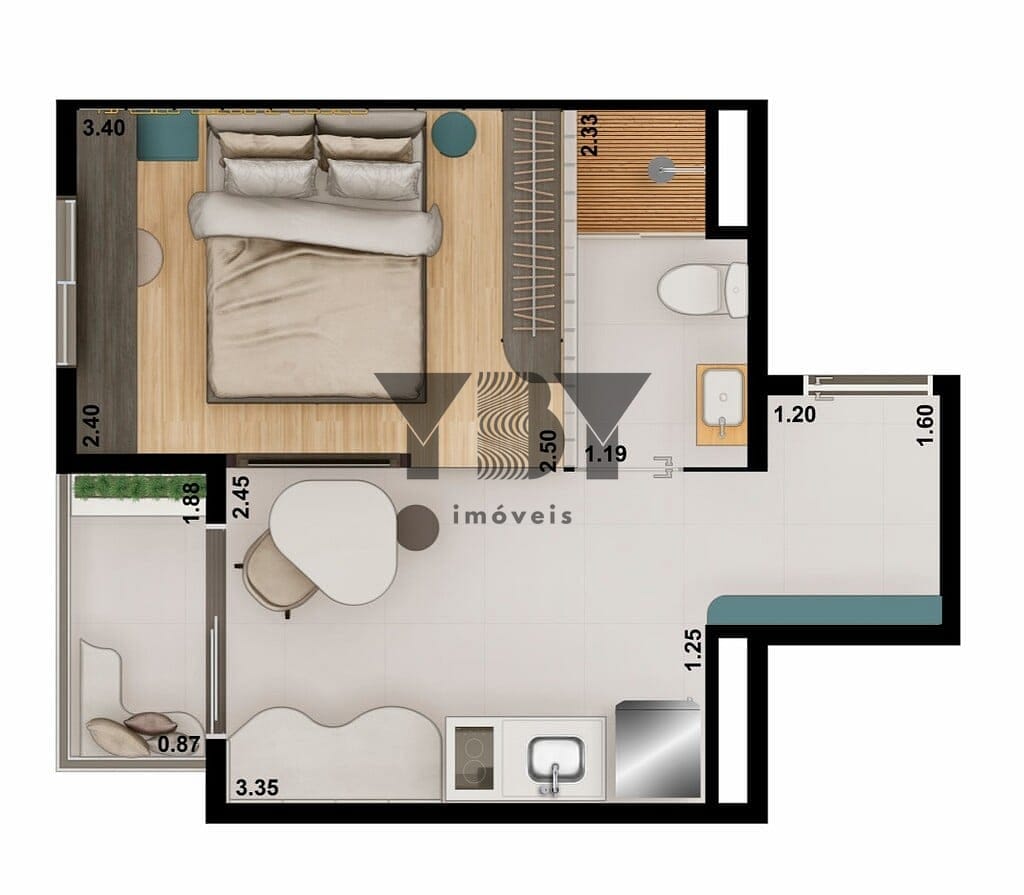 Cobertura à venda com 1 quarto, 47m² - Foto 30