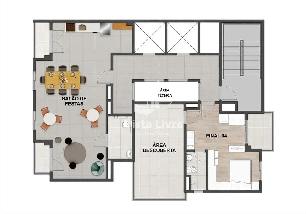 Apartamento, 1 quarto, 29 m² - Foto 20