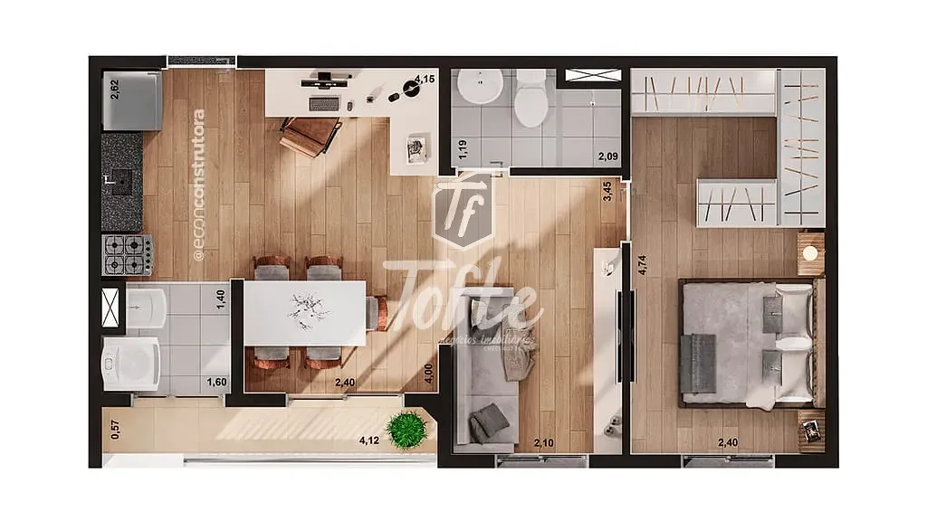 Apartamento, 2 quartos, 39 m² - Foto 22