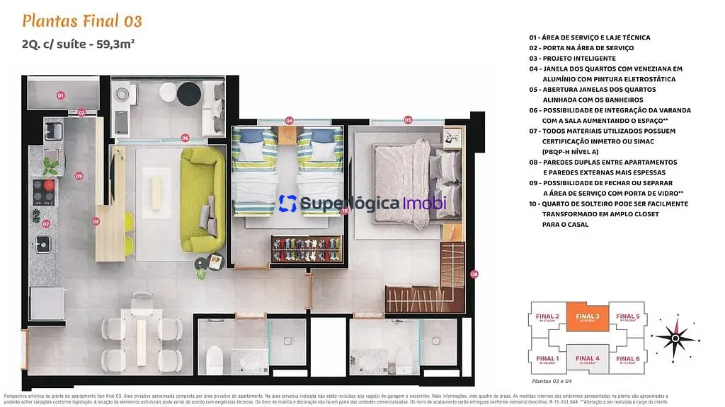 Apartamento, 2 quartos, 58 m² - Foto 18