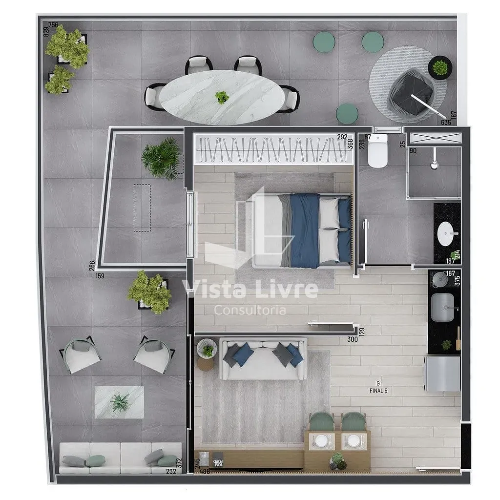 Apartamento, 1 quarto, 66 m² - Foto 24