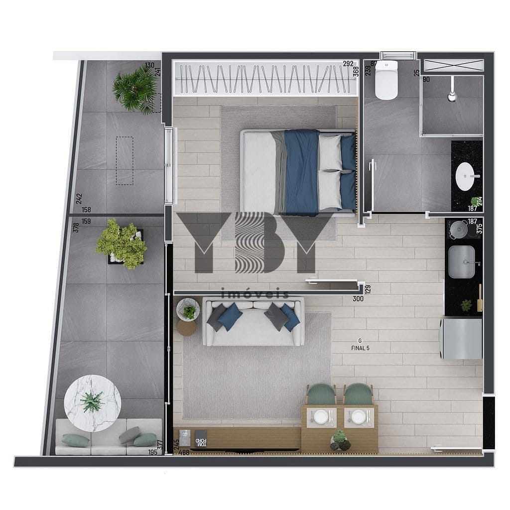 Apartamento, 1 quarto, 28 m² - Foto 21