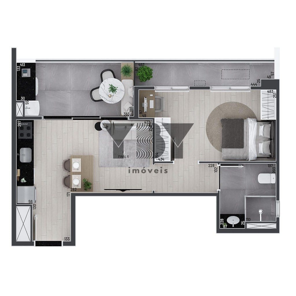 Apartamento, 1 quarto, 28 m² - Foto 23