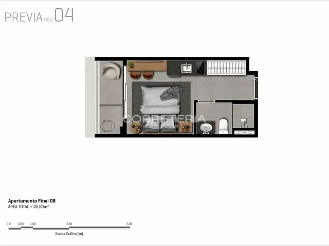 Studio 1 quarto e 1 banheiro, à venda, no bairro Bela Vista em São Paulo