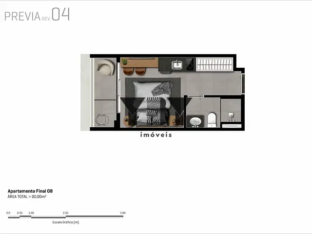Studio 1 quarto e 1 banheiro, à venda, no bairro Bela Vista em São Paulo