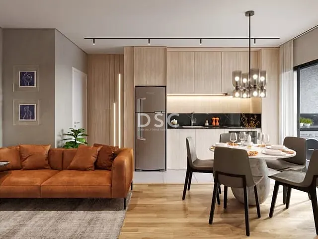 Apartamento 2 quartos e 2 banheiros, à venda, no bairro Novo Mundo em Curitiba