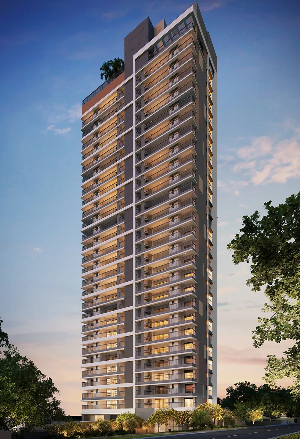 Apartamento à venda 3 Quartos 3 Suites 2 Vagas 118.12M² Jardim das Acácias São Paulo - SP | ML Brooklyn - Residencial