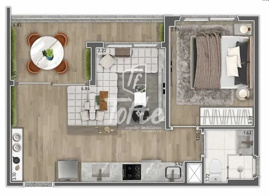 Apartamento, 2 quartos, 38 m² - Foto 27