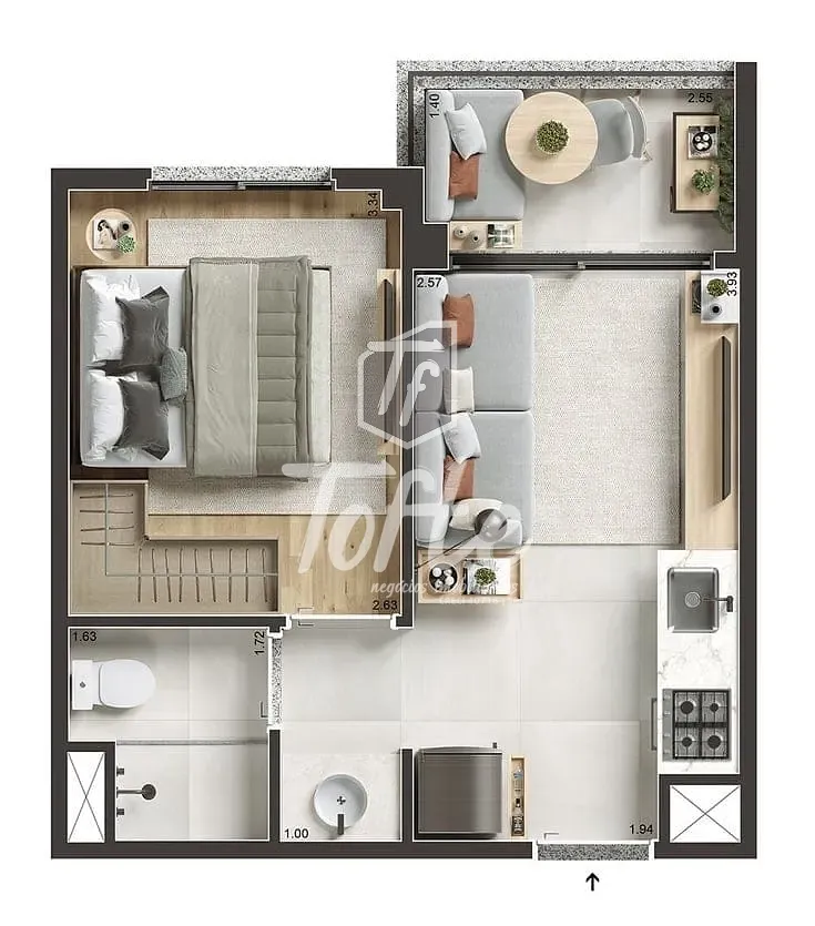 Apartamento, 1 quarto, 29 m² - Foto 25