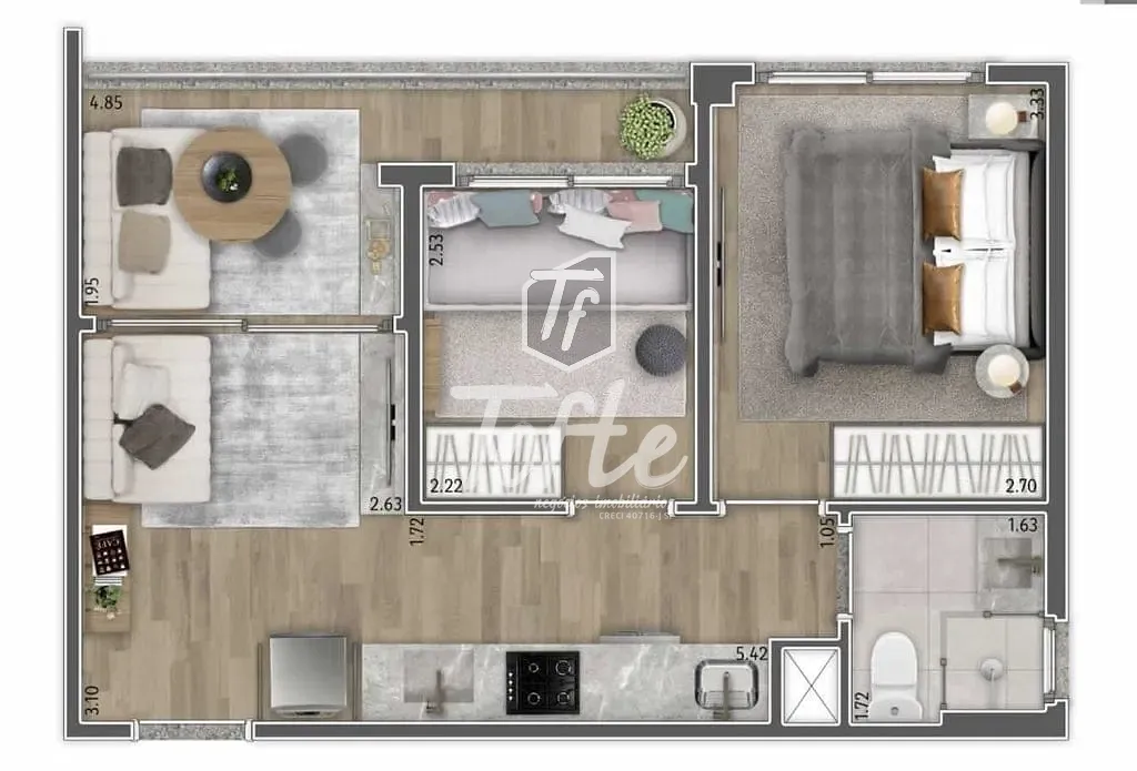 Apartamento, 1 quarto, 29 m² - Foto 26