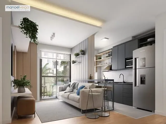 Apartamento 2 quartos e 1 banheiro, à venda, no bairro Hauer em Curitiba