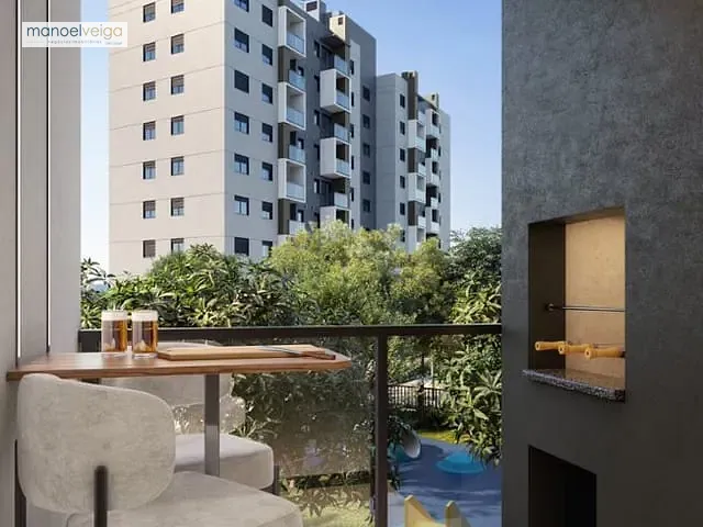 Apartamento 2 quartos e 2 banheiros, à venda, no bairro Hauer em Curitiba