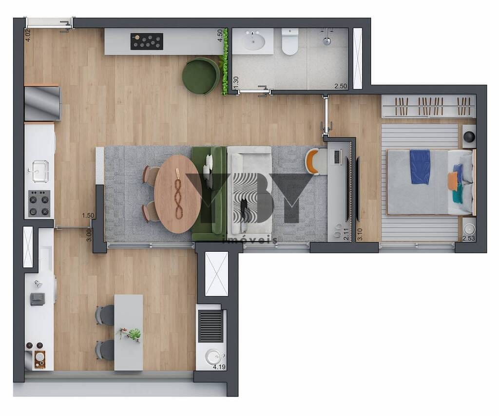 Apartamento, 2 quartos, 60 m² - Foto 21