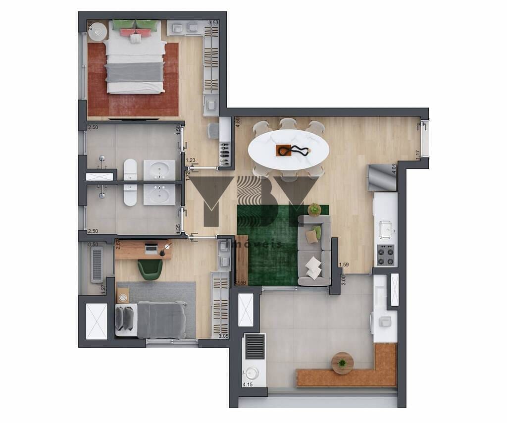 Apartamento, 2 quartos, 60 m² - Foto 23