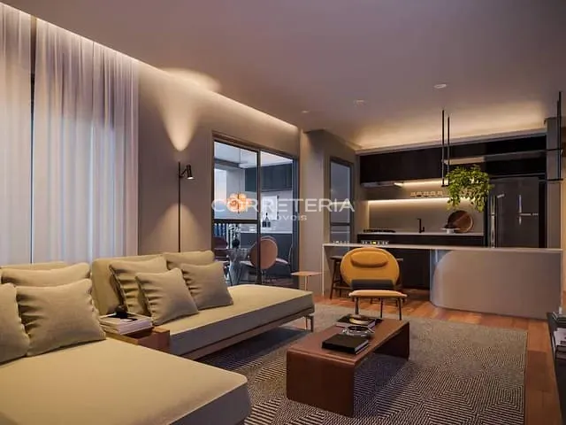 Apartamento 2 quartos e 1 banheiro, à venda, no bairro Brooklin Paulista em São Paulo