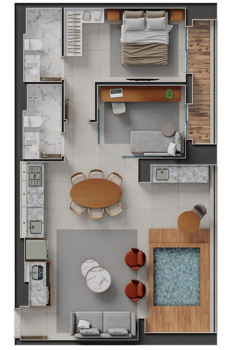 Apartamento, 2 quartos, 90 m² - Foto 92