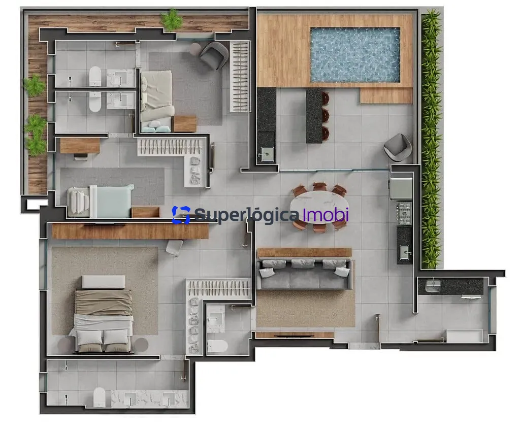 Apartamento, 2 quartos, 90 m² - Foto 102