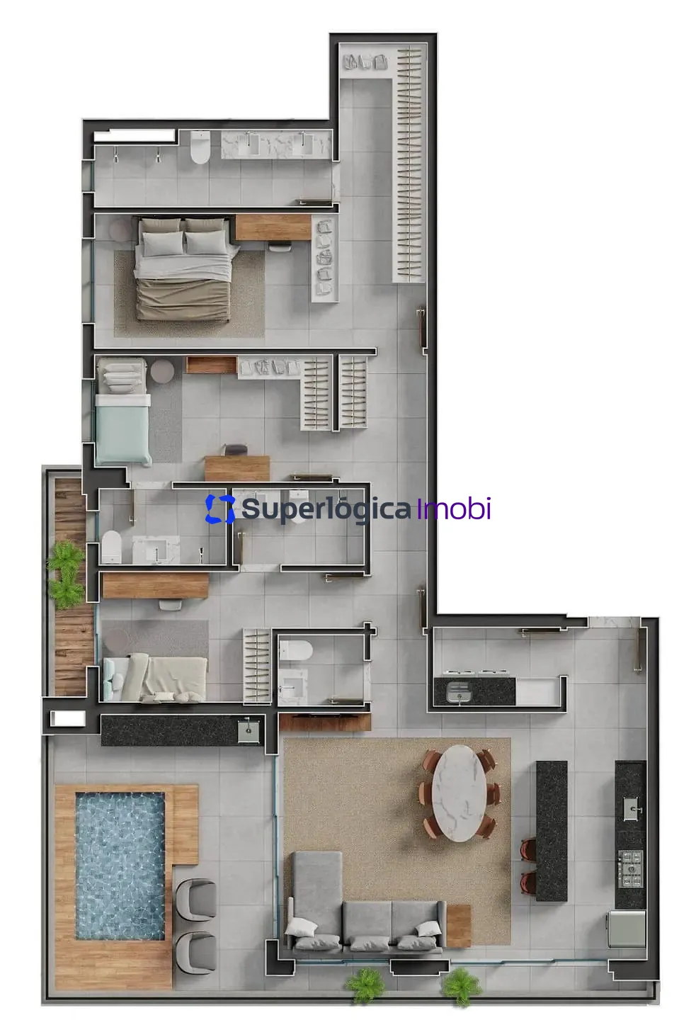 Apartamento, 2 quartos, 90 m² - Foto 103