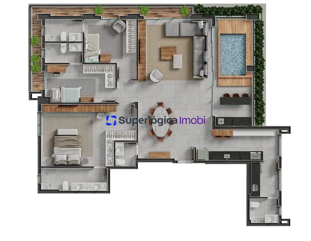 Apartamento, 2 quartos, 90 m² - Foto 105