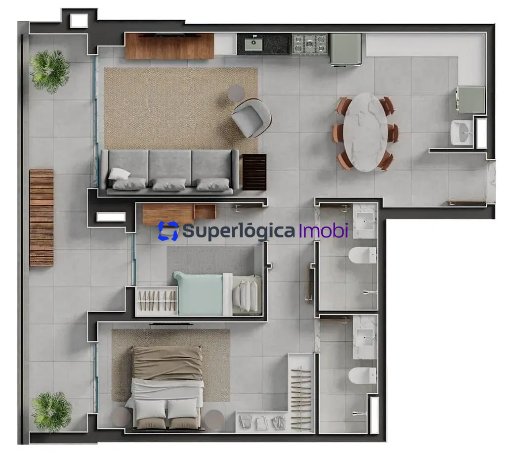 Apartamento, 3 quartos, 142 m² - Foto 96