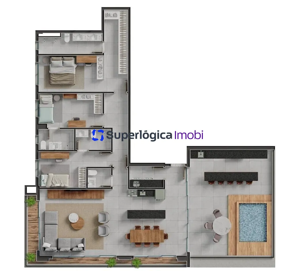 Apartamento, 3 quartos, 142 m² - Foto 107