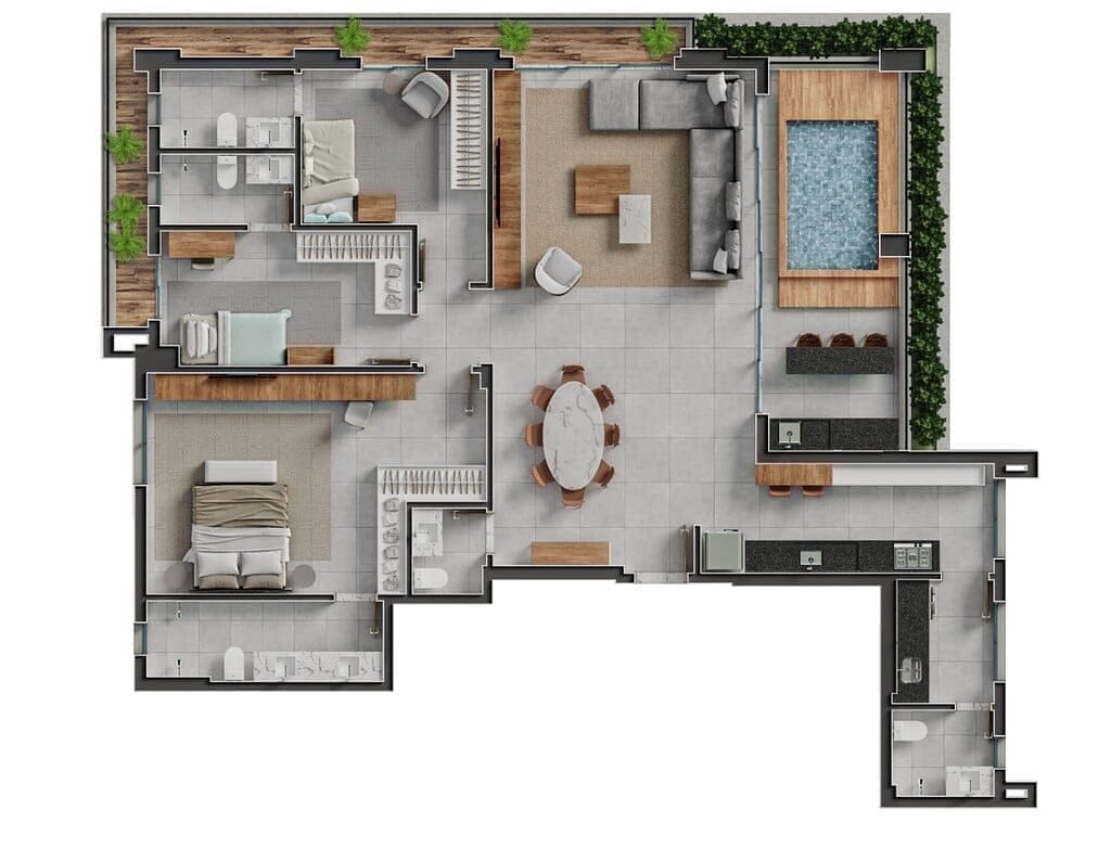 Apartamento, 2 quartos, 72 m² - Foto 105