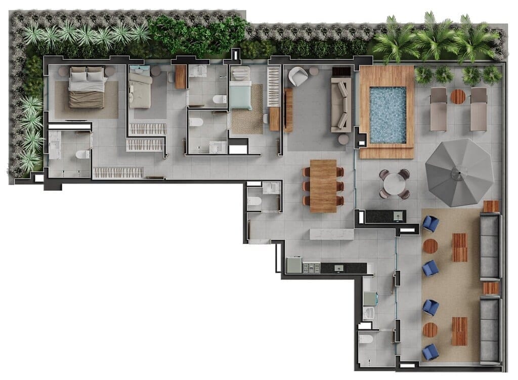 Apartamento, 2 quartos, 72 m² - Foto 106