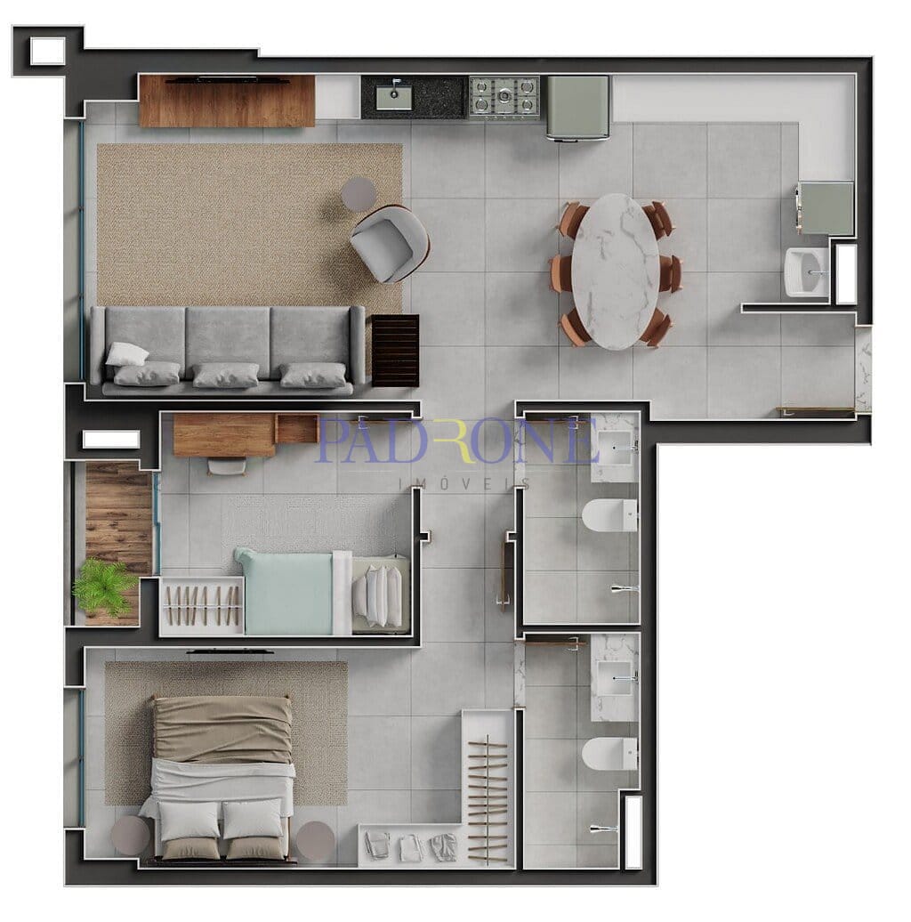 Apartamento à venda com 2 quartos, 72m² - Foto 78