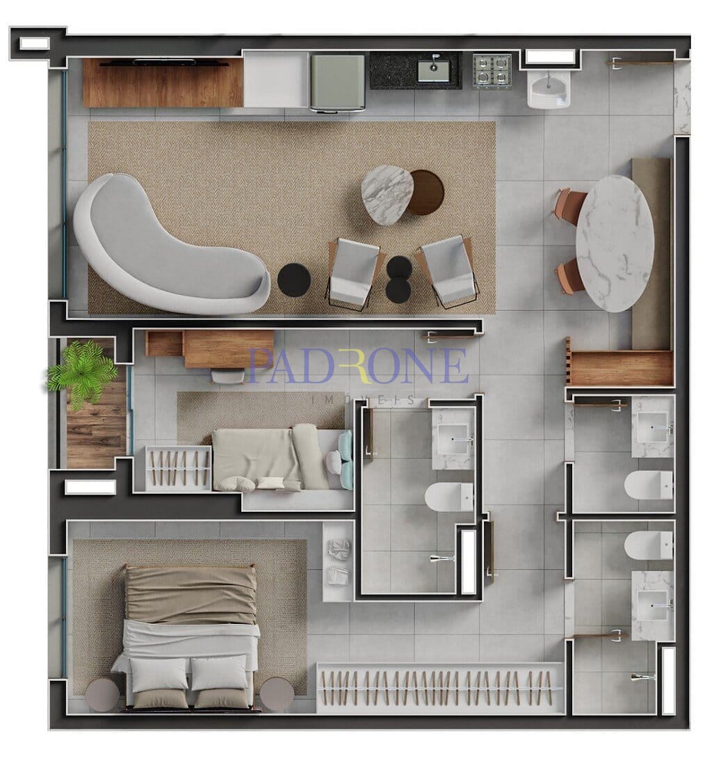 Apartamento à venda com 2 quartos, 72m² - Foto 82