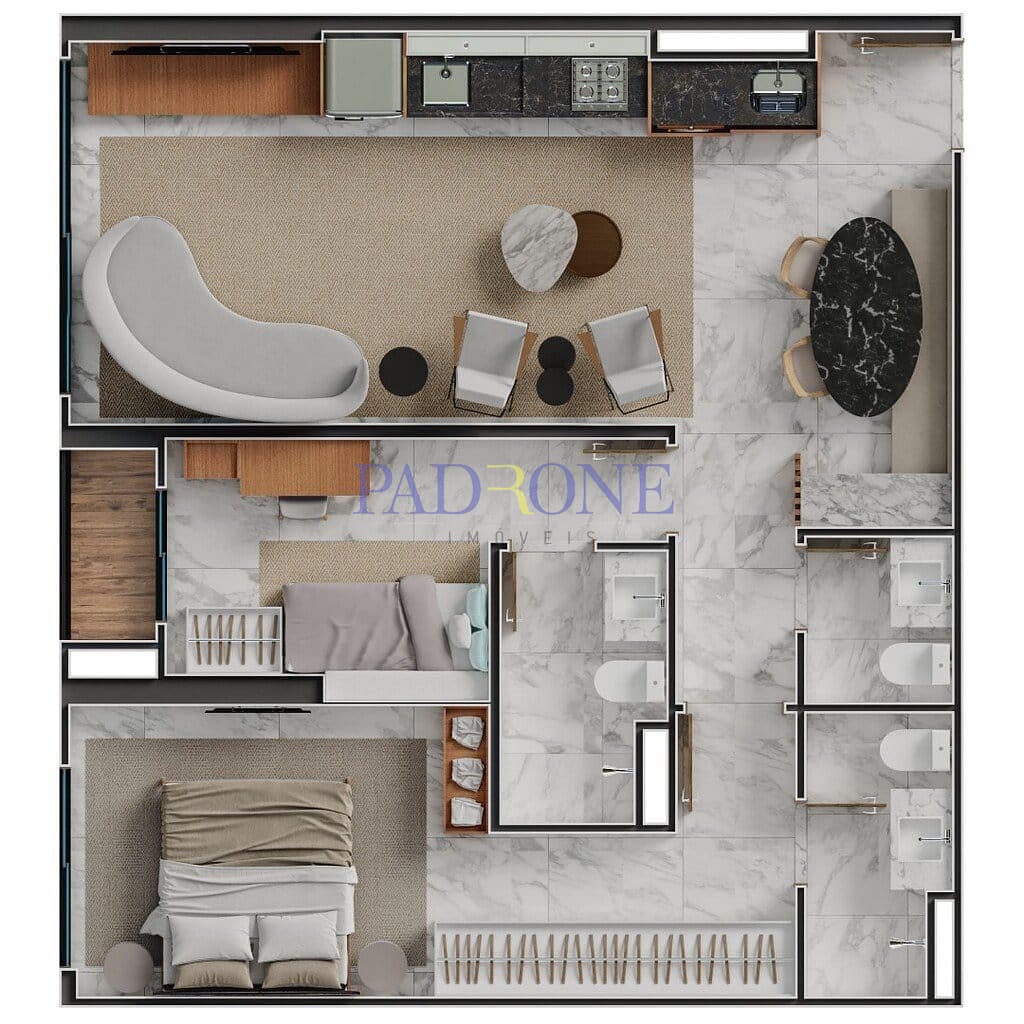 Apartamento à venda com 2 quartos, 72m² - Foto 83