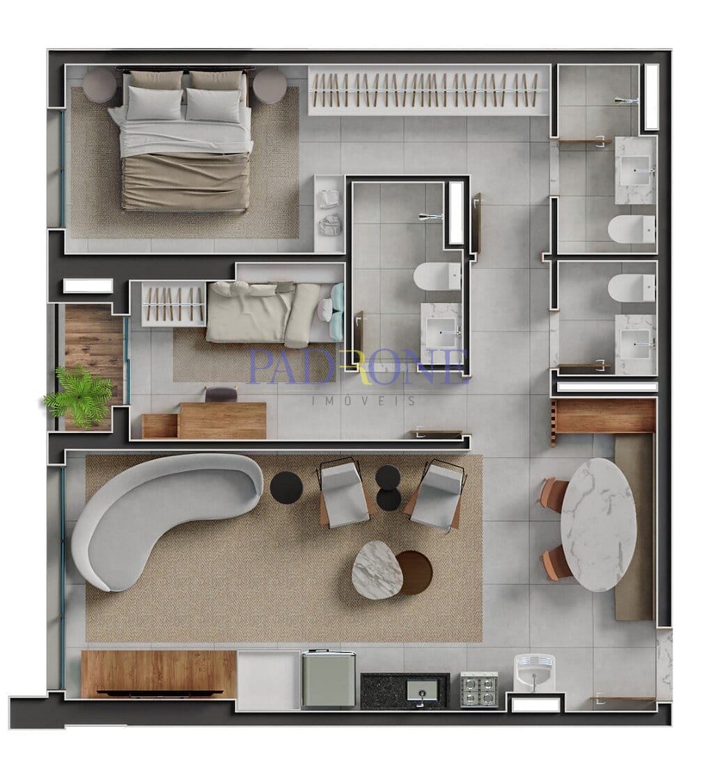 Apartamento à venda com 2 quartos, 72m² - Foto 84